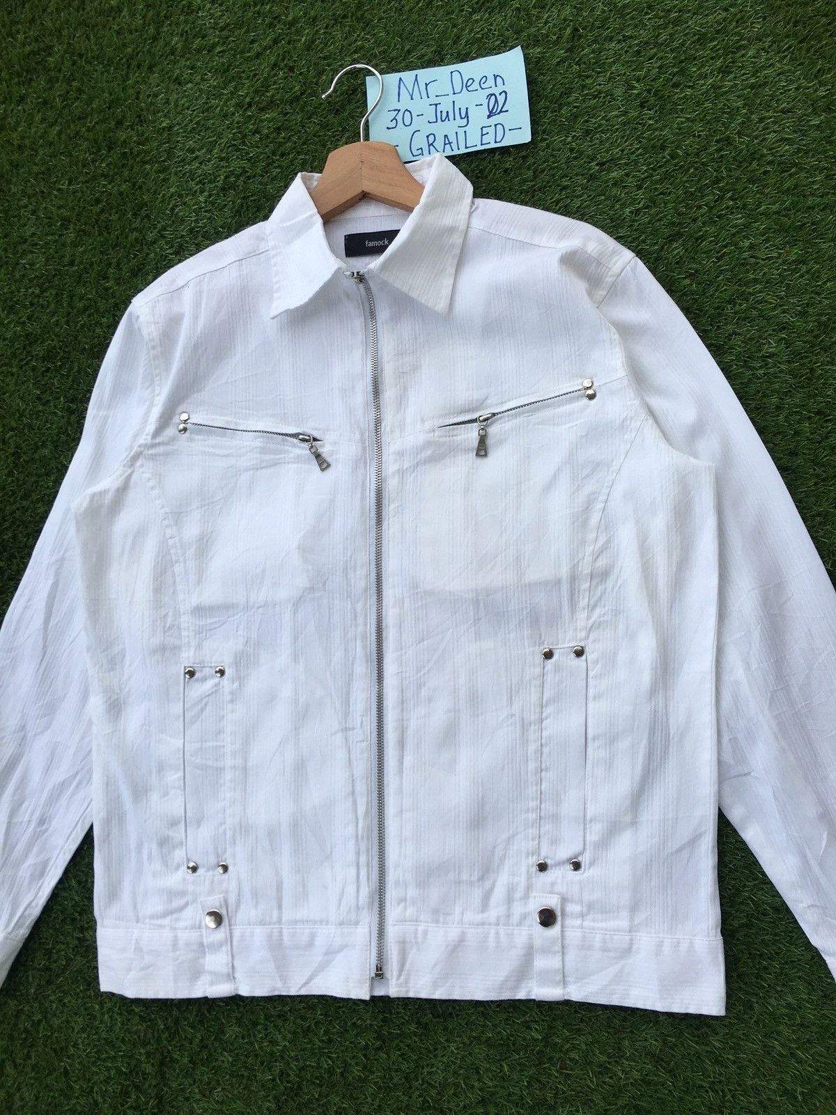 Japanese Brand Rare Famock White Jacket Japanese Brand Size US M / EU 48-50 / 2 - 4 Thumbnail