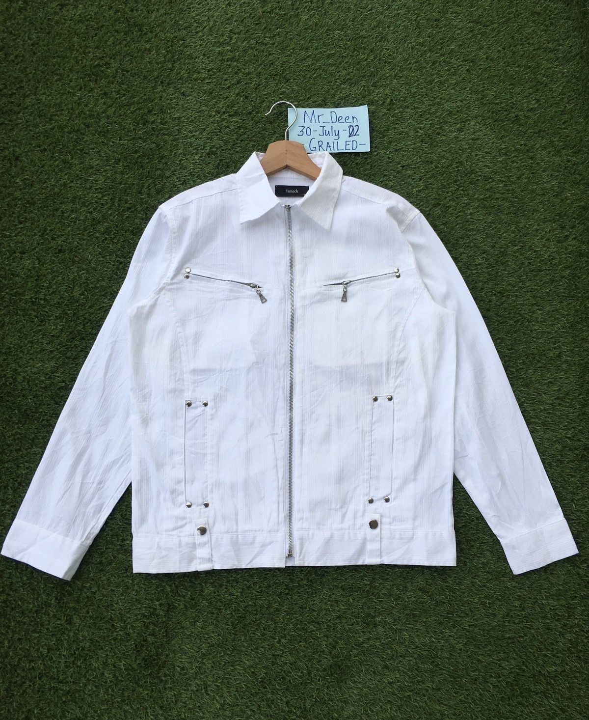 Japanese Brand Rare Famock White Jacket Japanese Brand Size US M / EU 48-50 / 2 - 1 Thumbnail