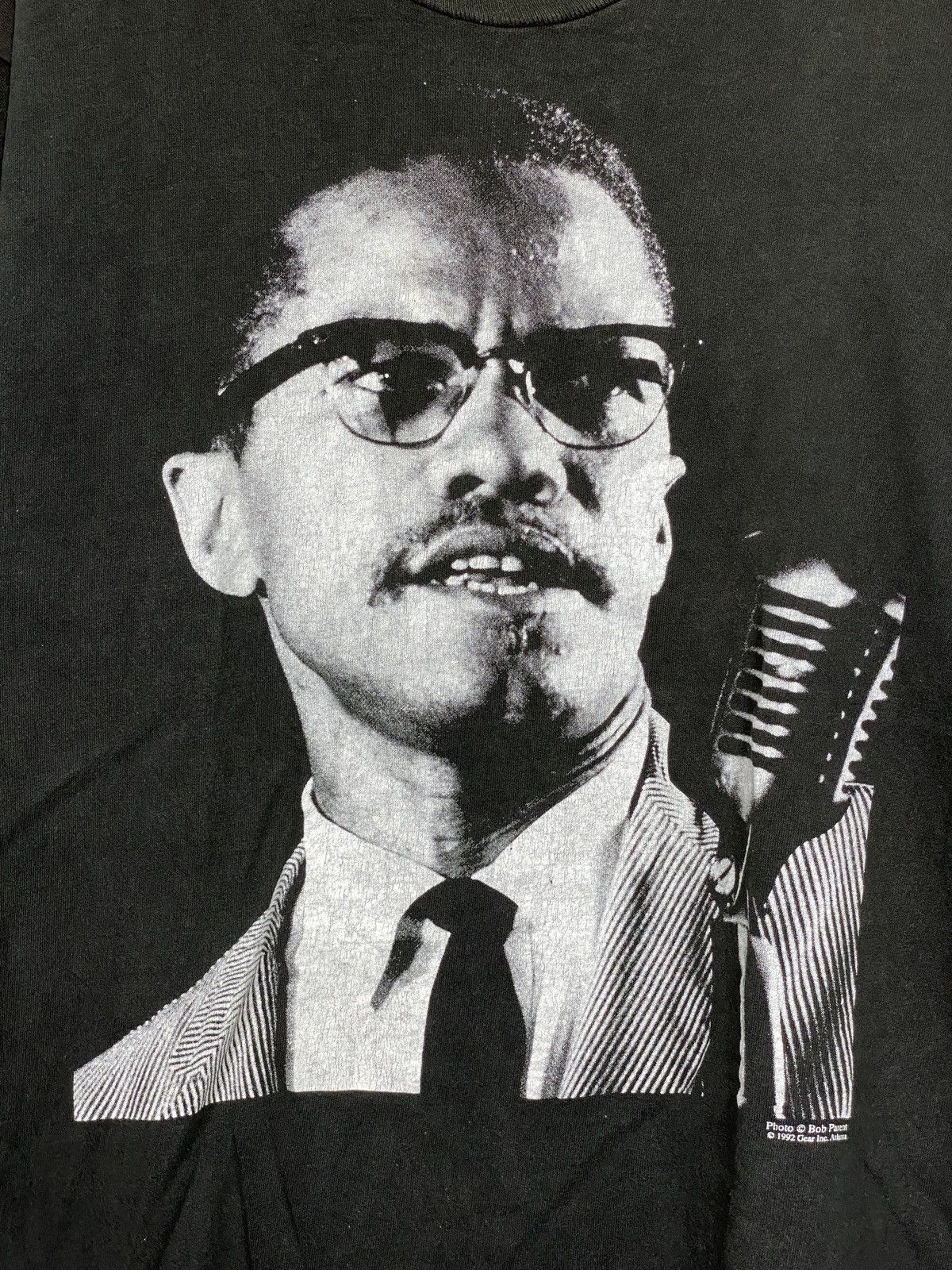 Vintage Vintage Malcolm X 1992 Portrait Tee Size US XL / EU 56 / 4 - 2 Thumbnail