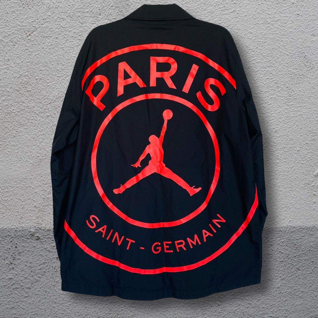 jordan paris saint germain coach jacket