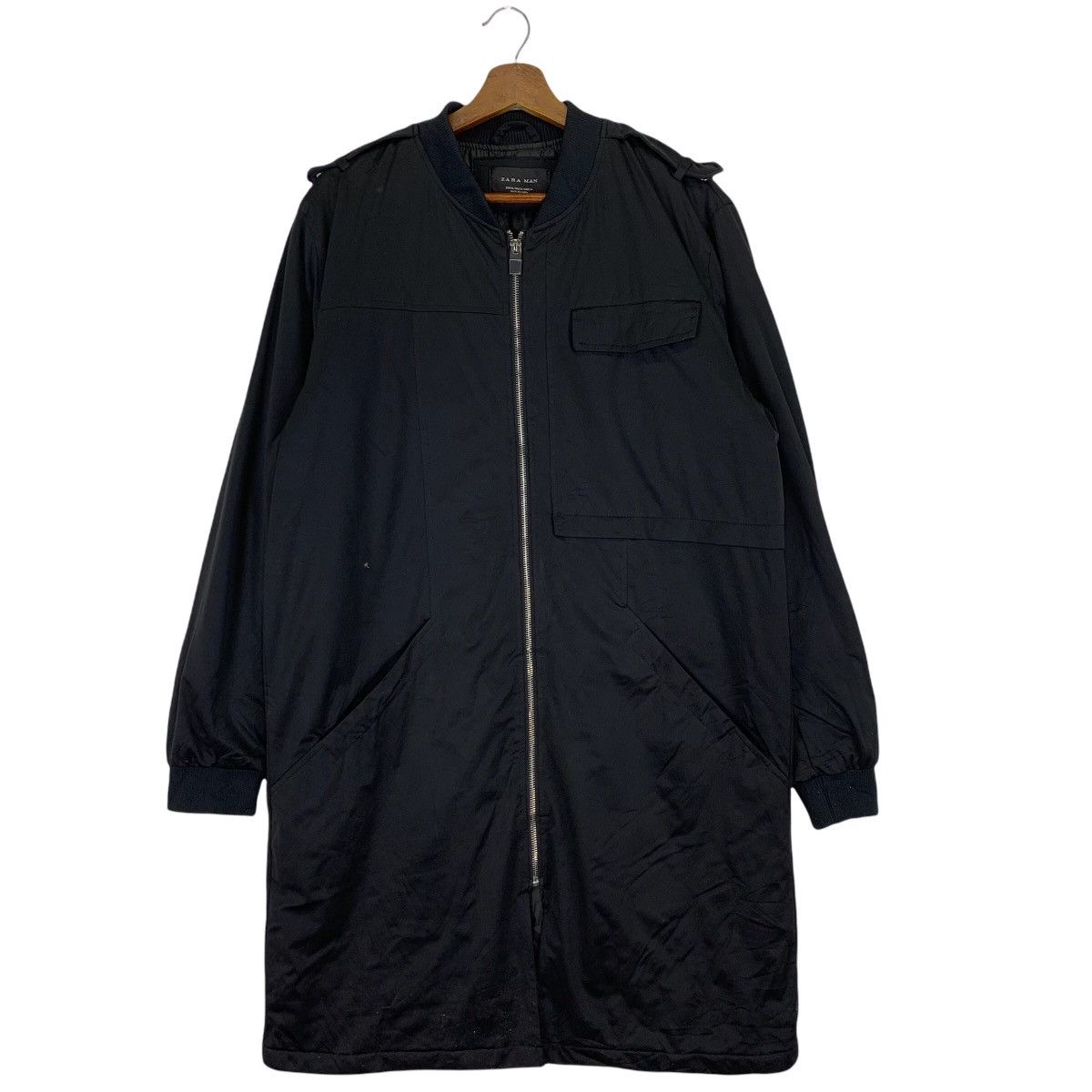 Zara Vintage 90s Zara Man Trench Jacket Size US XL / EU 56 / 4 - 1 Thumbnail