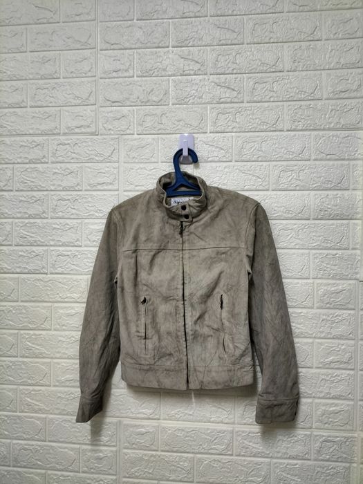 Agnes B. Agnes B Leather Jacket Made in France | Grailed