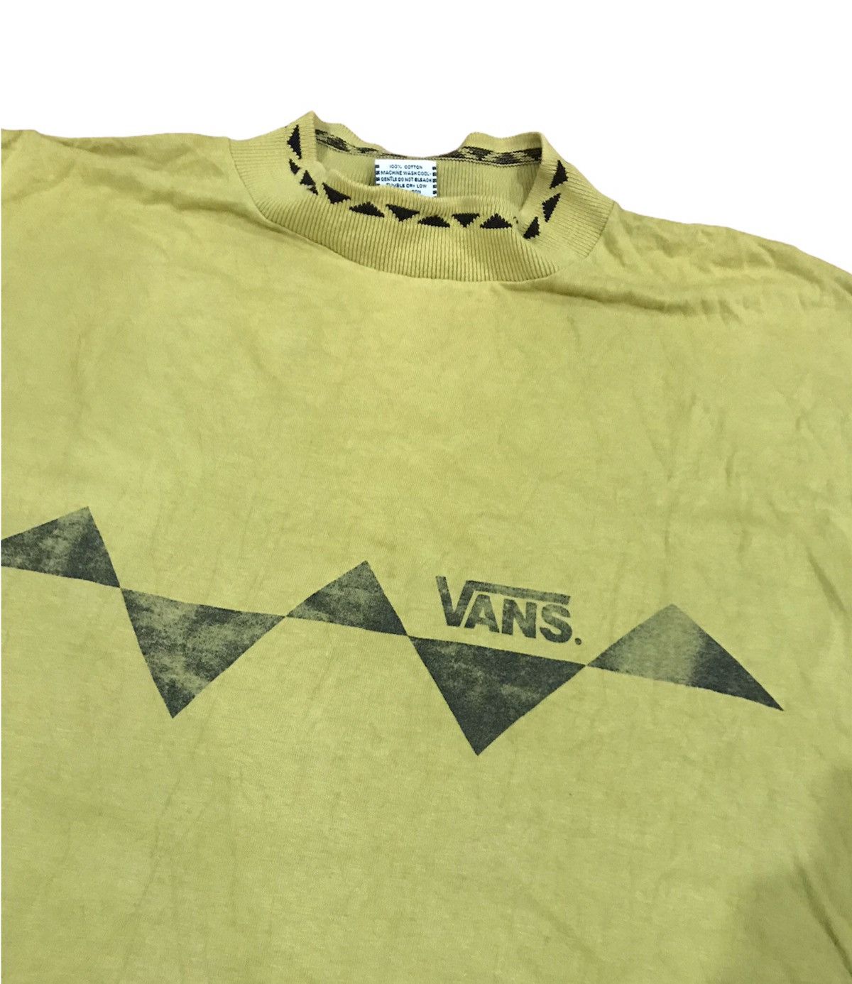 Vans × Vintage Vintage 90s Vans Long Sleeve Crewneck Shirt Size US L / EU 52-54 / 3 - 4 Thumbnail
