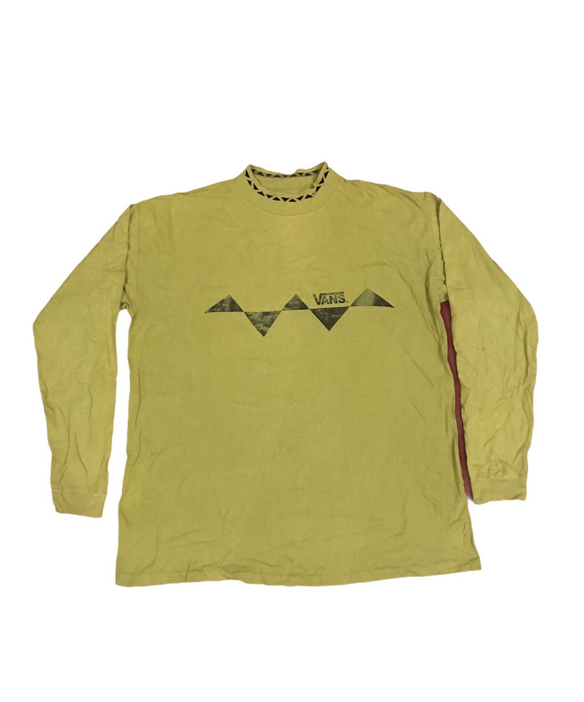 Vans × Vintage Vintage 90s Vans Long Sleeve Crewneck Shirt Size US L / EU 52-54 / 3 - 1 Thumbnail