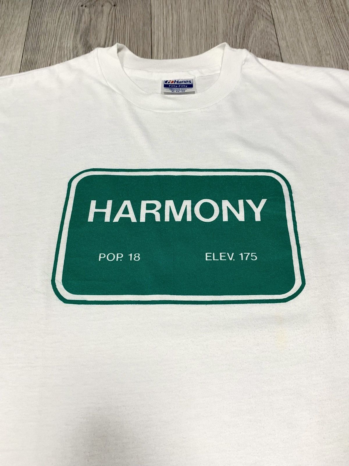 Hanes 1989 vintage T-shirt of Hanes USA 🇺🇸 Size US XL / EU 56 / 4 - 2 Thumbnail