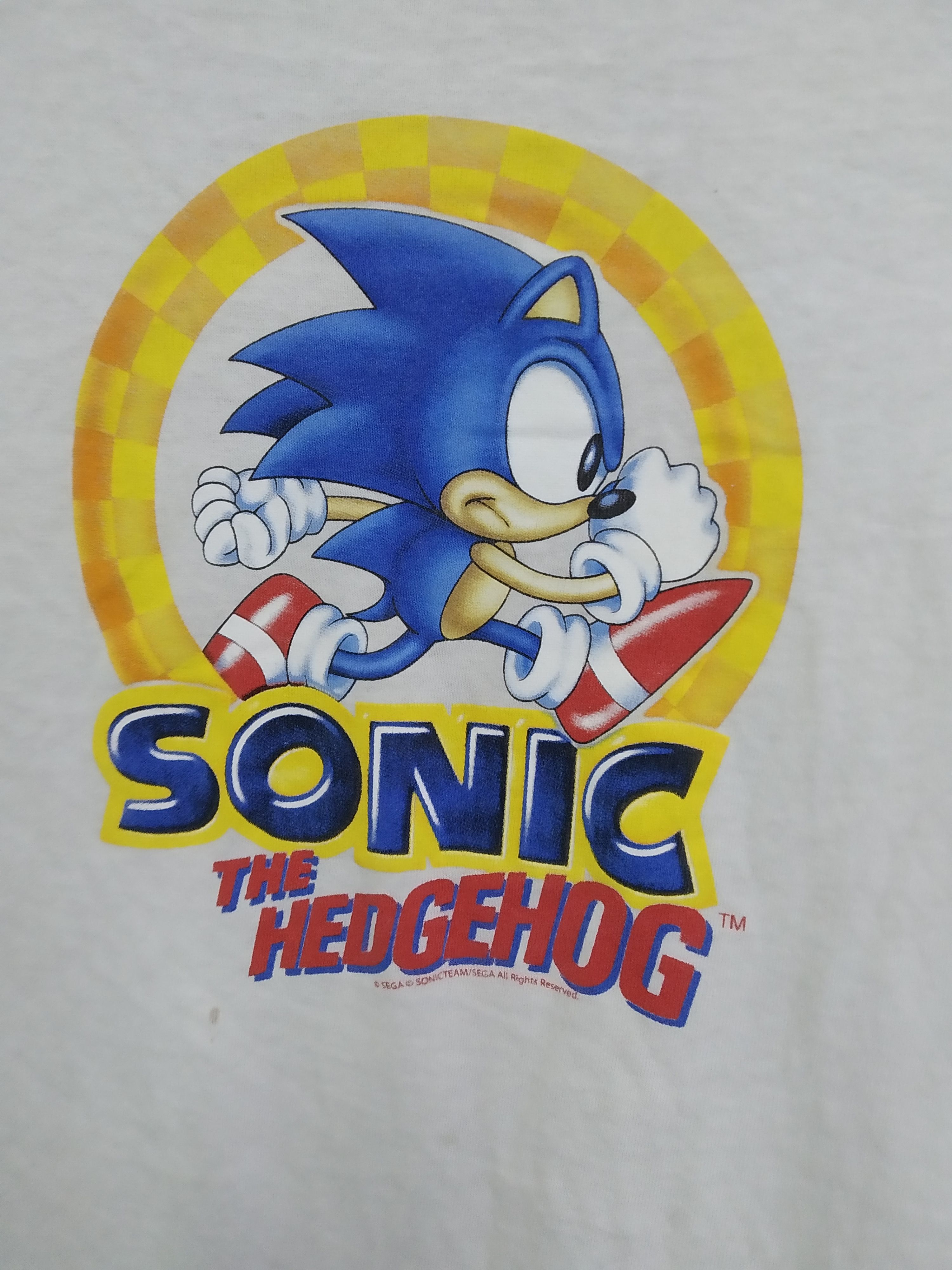 Cartoon Network Ringer Super Sonic The Hedgehog Size US L / EU 52-54 / 3 - 2 Thumbnail