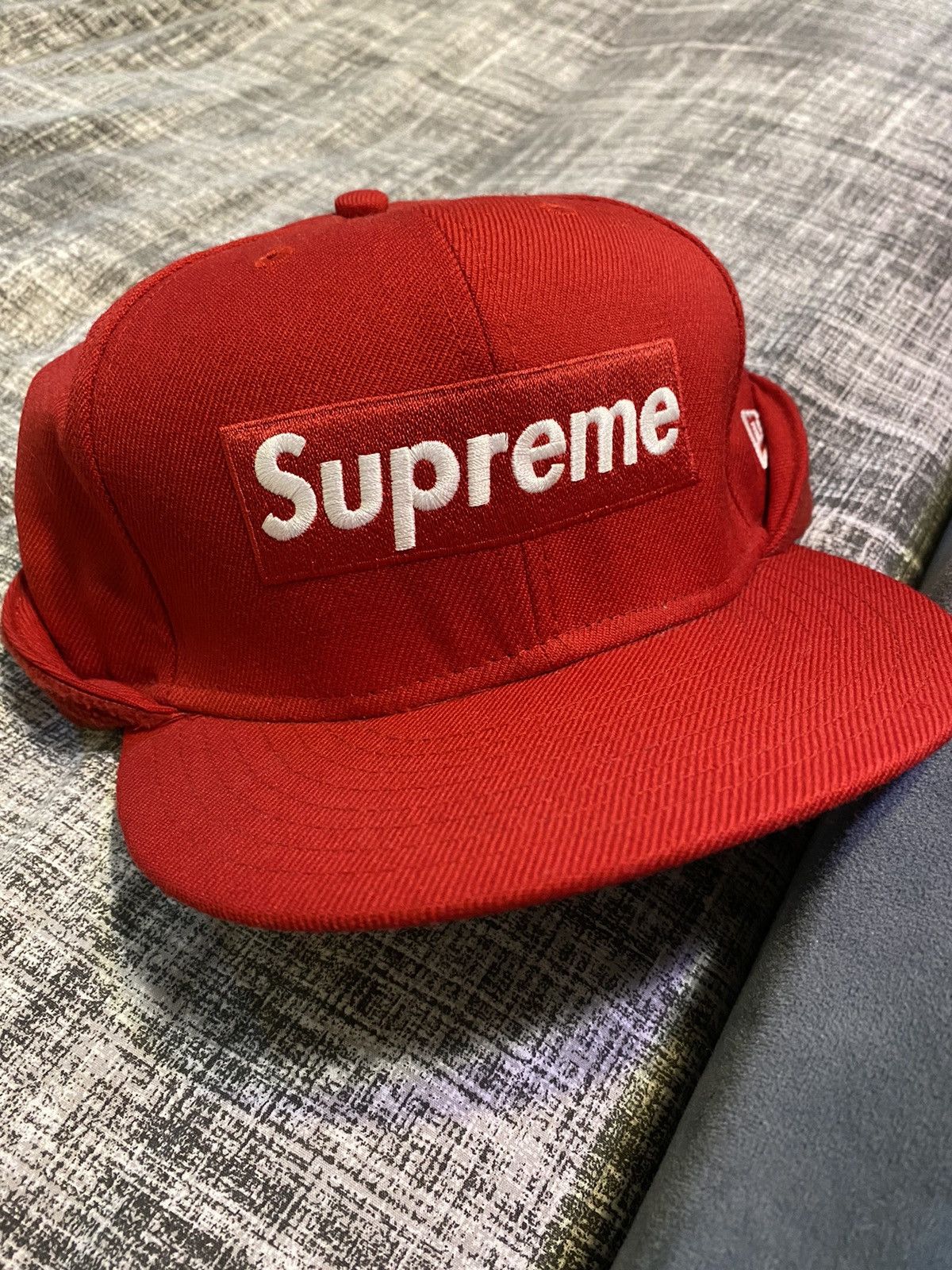 Supreme Supreme box logo fitted hat 7 3/8 | Grailed