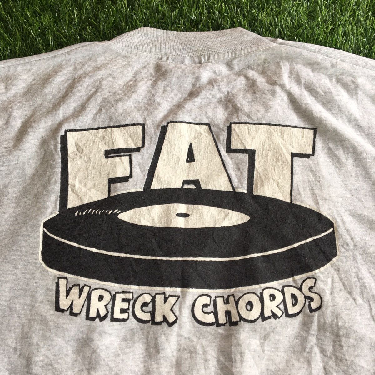 Band Tees × Vintage RARE‼️Vintage 1993 NOFX FAT WRECK CHORDS Band T-shirt Size US L / EU 52-54 / 3 - 8 Thumbnail