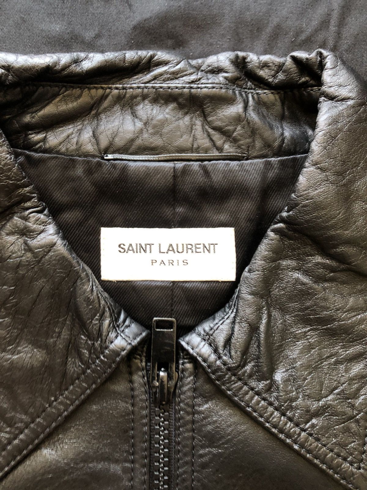Hedi Slimane × Saint Laurent Paris Saint Laurent Fw16 crystal explosion leather bomber Size US L / EU 52-54 / 3 - 13 Thumbnail