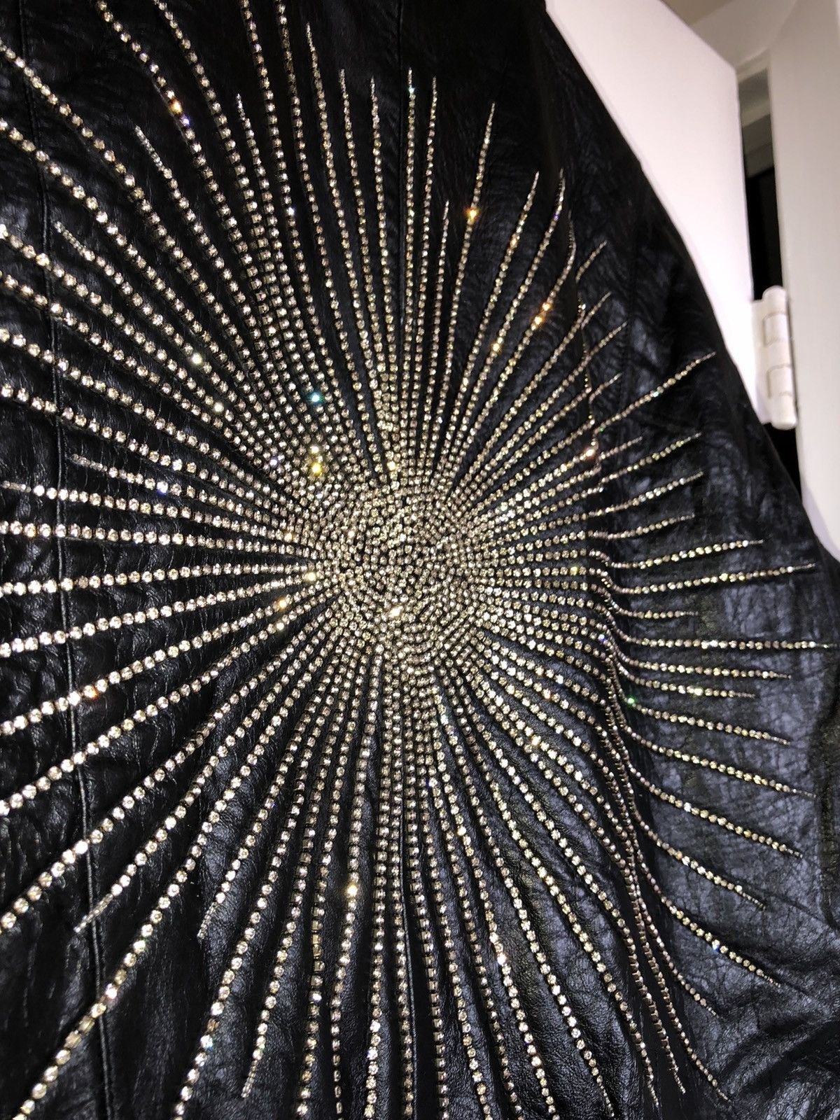Hedi Slimane × Saint Laurent Paris Saint Laurent Fw16 crystal explosion leather bomber Size US L / EU 52-54 / 3 - 8 Thumbnail