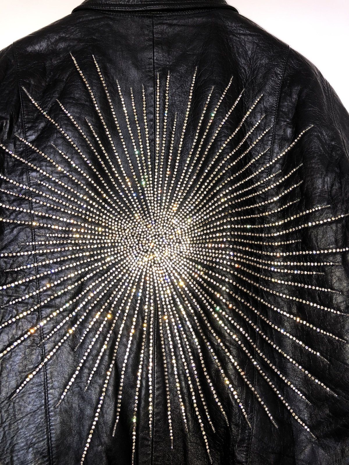 Hedi Slimane × Saint Laurent Paris Saint Laurent Fw16 crystal explosion leather bomber Size US L / EU 52-54 / 3 - 5 Thumbnail