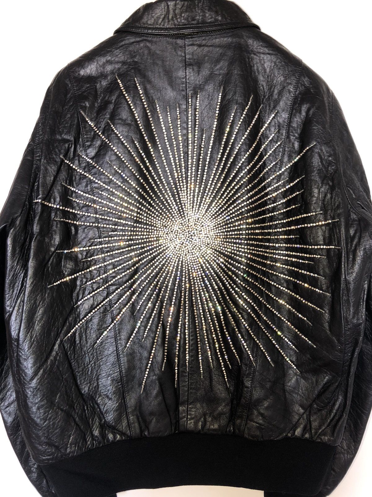 Hedi Slimane × Saint Laurent Paris Saint Laurent Fw16 crystal explosion leather bomber Size US L / EU 52-54 / 3 - 4 Thumbnail