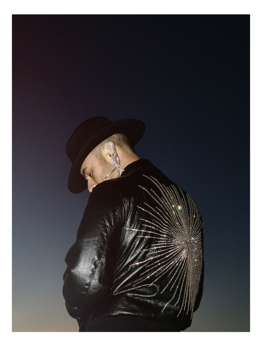Hedi Slimane × Saint Laurent Paris Saint Laurent Fw16 crystal explosion leather bomber Size US L / EU 52-54 / 3 - 1 Thumbnail