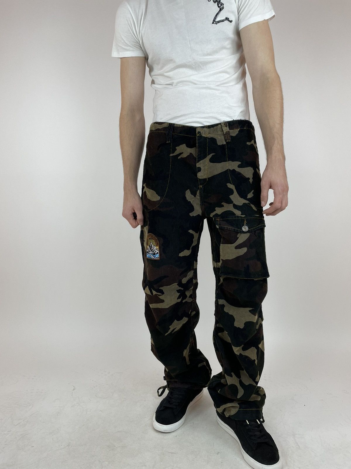 Other VSCT Camouflage Velvet corduroy cargo pants multi pockets Size US 34 / EU 50 - 3 Thumbnail