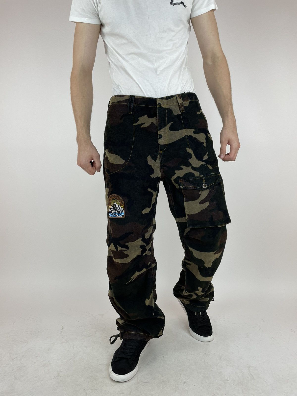 Other VSCT Camouflage Velvet corduroy cargo pants multi pockets Size US 34 / EU 50 - 8 Thumbnail