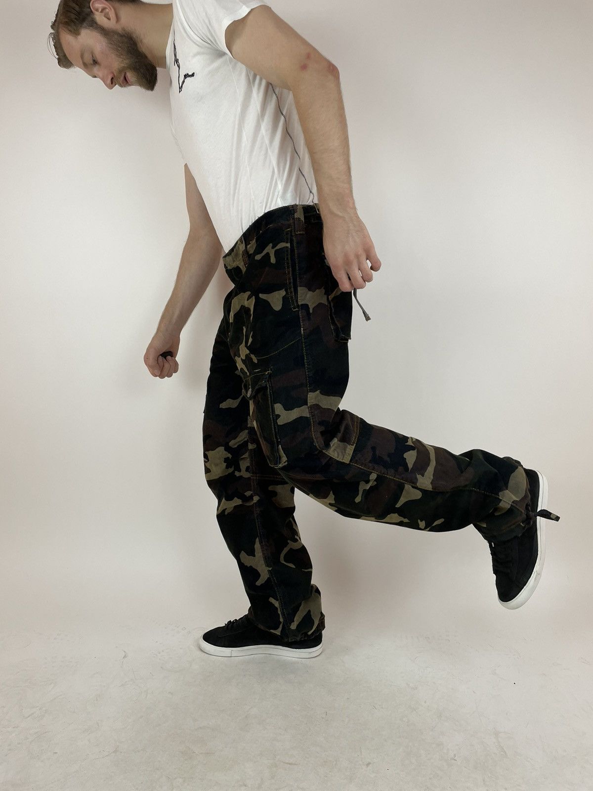 Other VSCT Camouflage Velvet corduroy cargo pants multi pockets Size US 34 / EU 50 - 5 Thumbnail