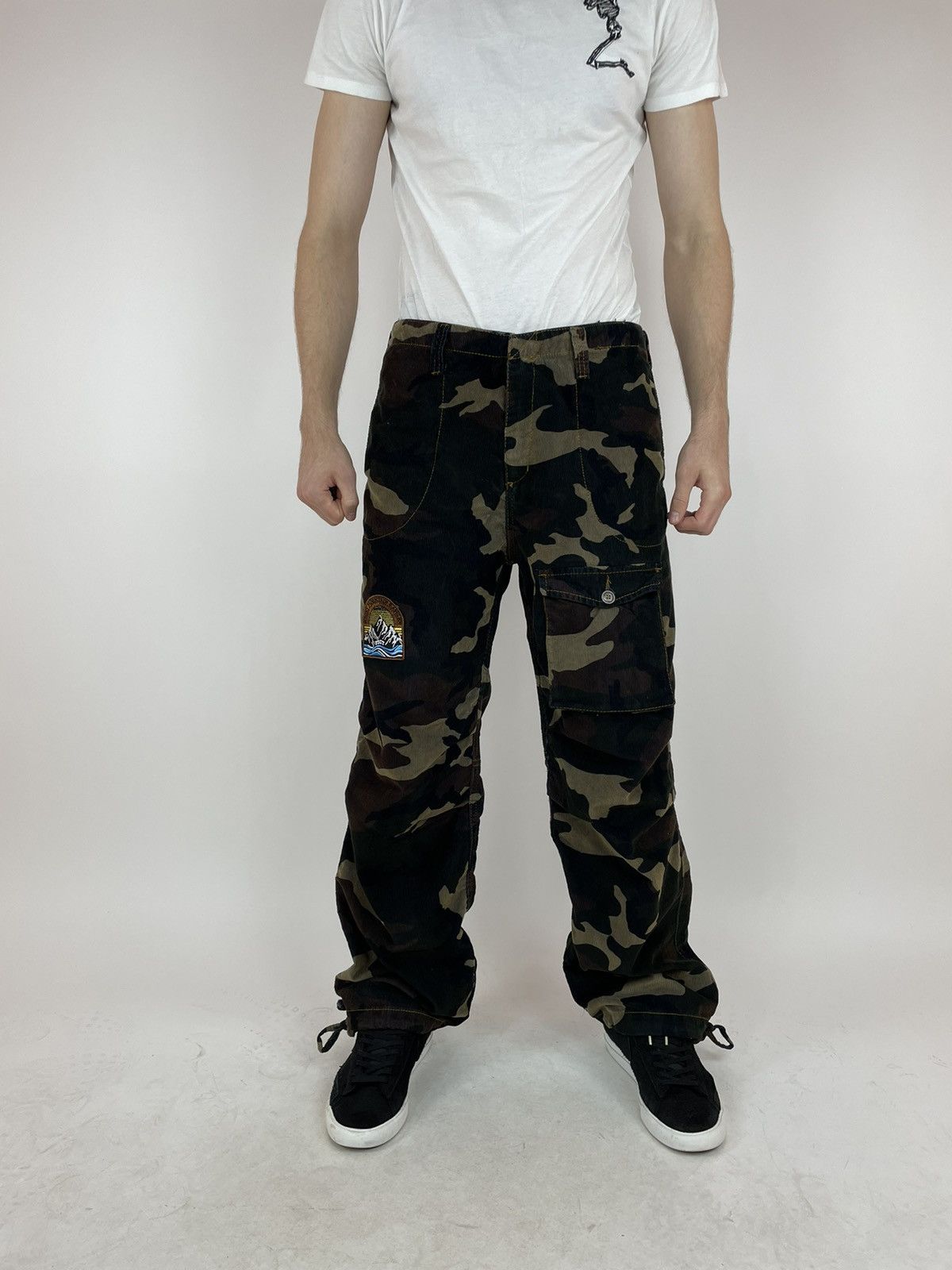 Other VSCT Camouflage Velvet corduroy cargo pants multi pockets Size US 34 / EU 50 - 6 Thumbnail
