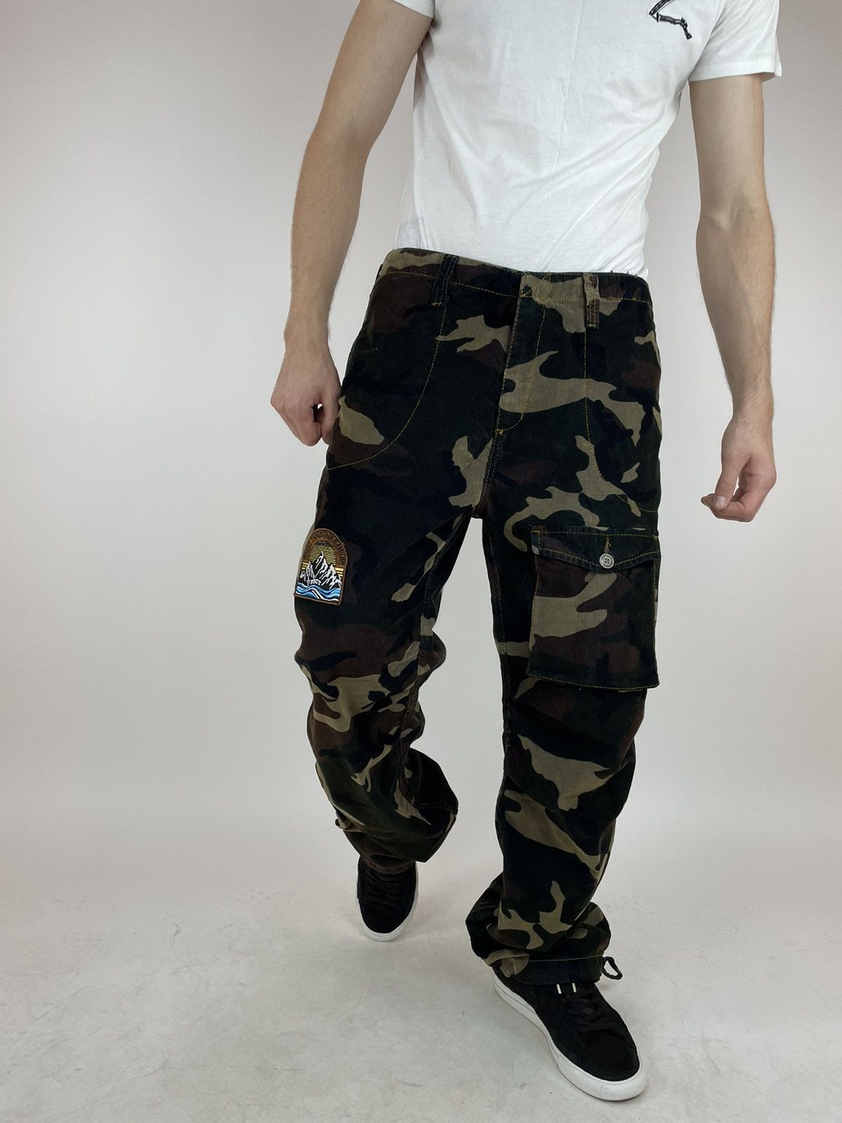 Other VSCT Camouflage Velvet corduroy cargo pants multi pockets Size US 34 / EU 50 - 7 Thumbnail