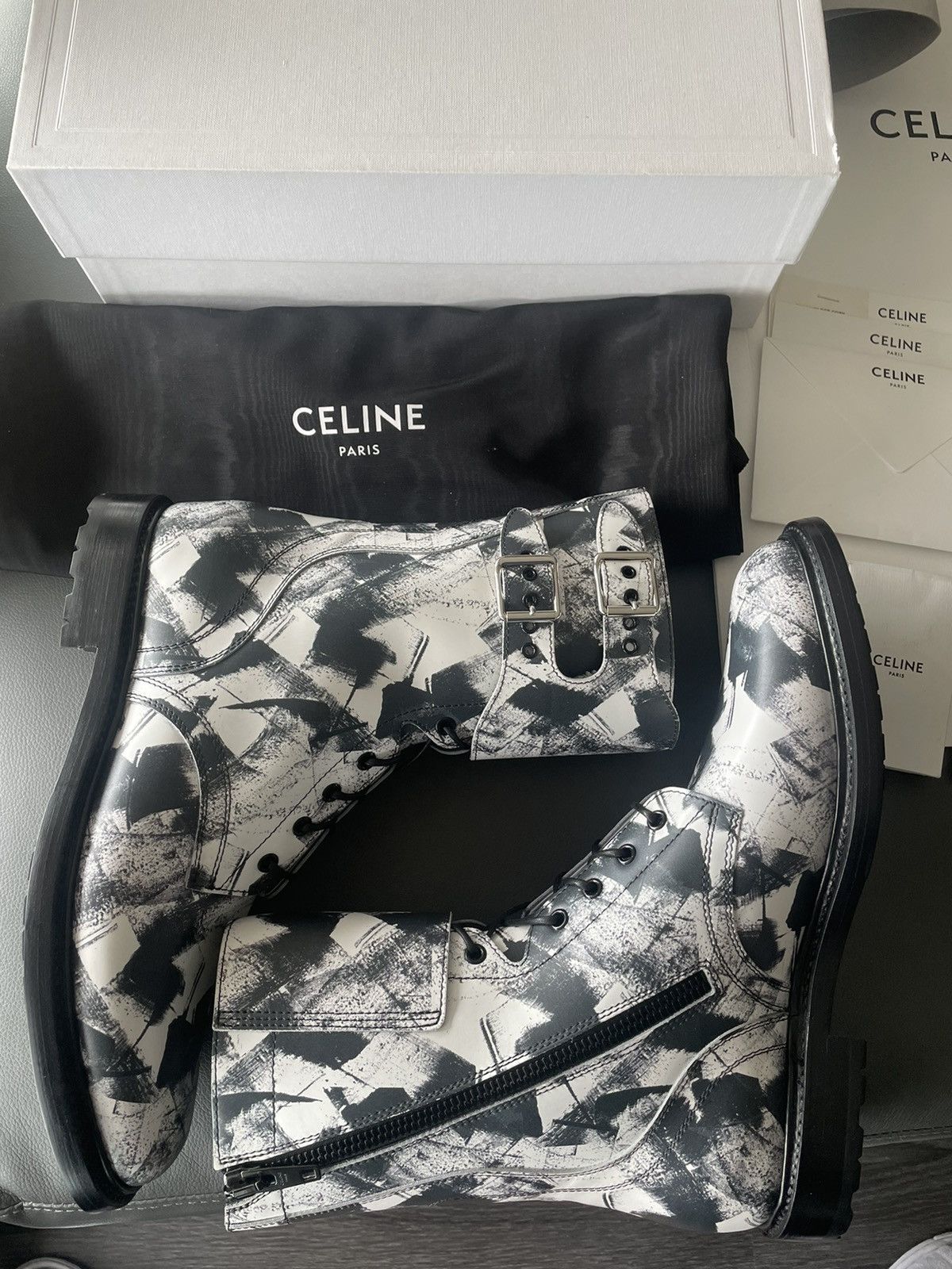 Celine Hedi Slimane Ranger Boots Super Runway Brand New