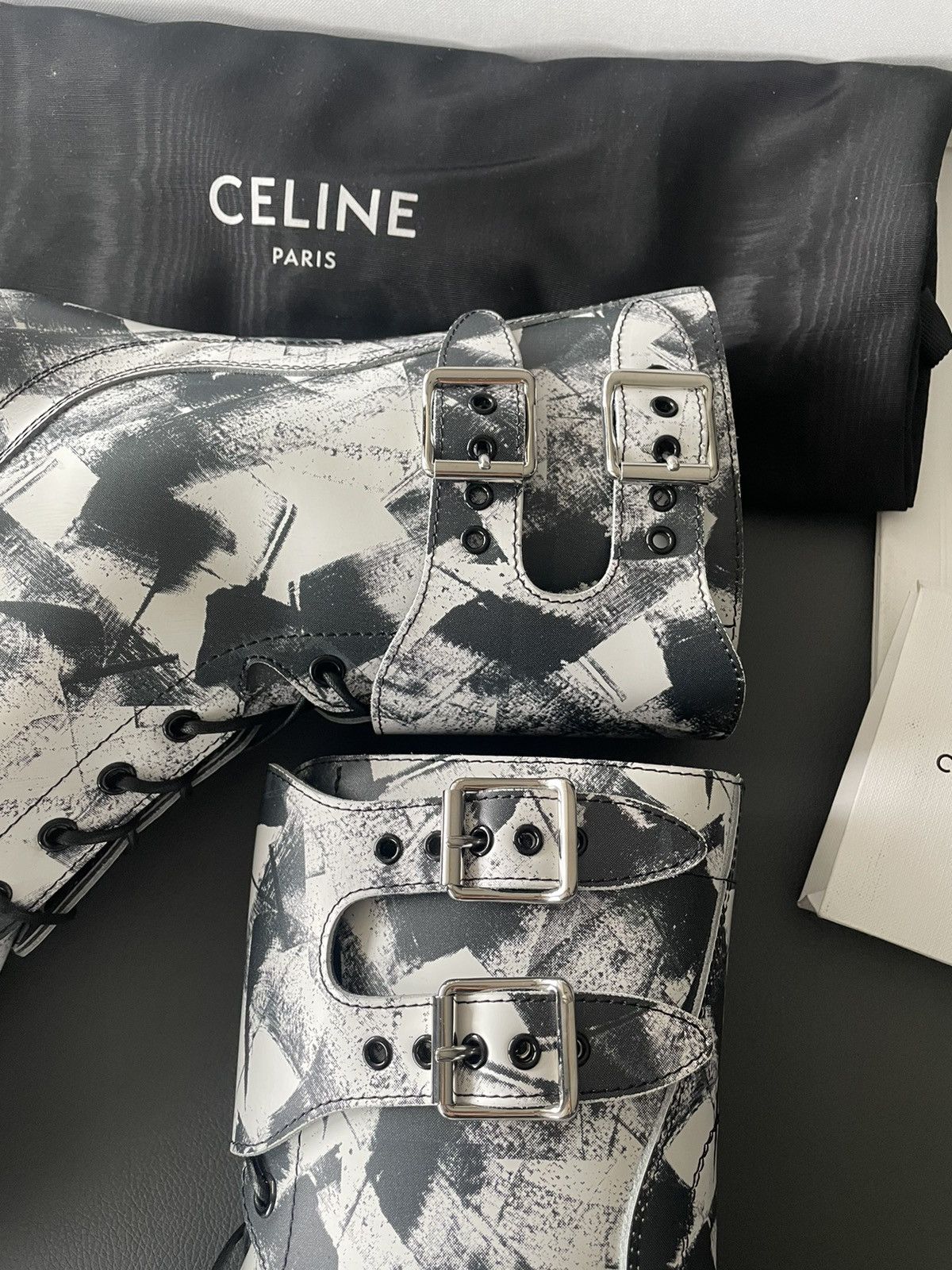 $2k Rare Limited Super Hedi Runway Brand New Ranger Boots