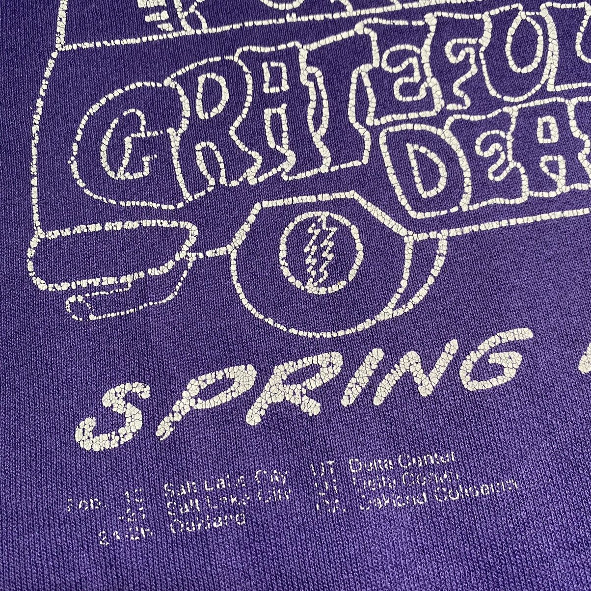 Band Tees × Grateful Dead × Vintage VINTAGE Distressed 90’s GRATEFUL DEAD SPRING ROAD Hoodie Size US L / EU 52-54 / 3 - 10 Thumbnail