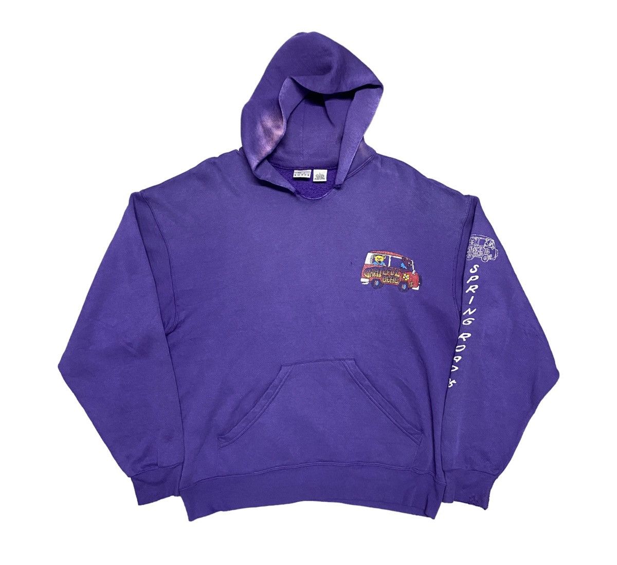 Band Tees × Grateful Dead × Vintage VINTAGE Distressed 90’s GRATEFUL DEAD SPRING ROAD Hoodie Size US L / EU 52-54 / 3 - 1 Thumbnail