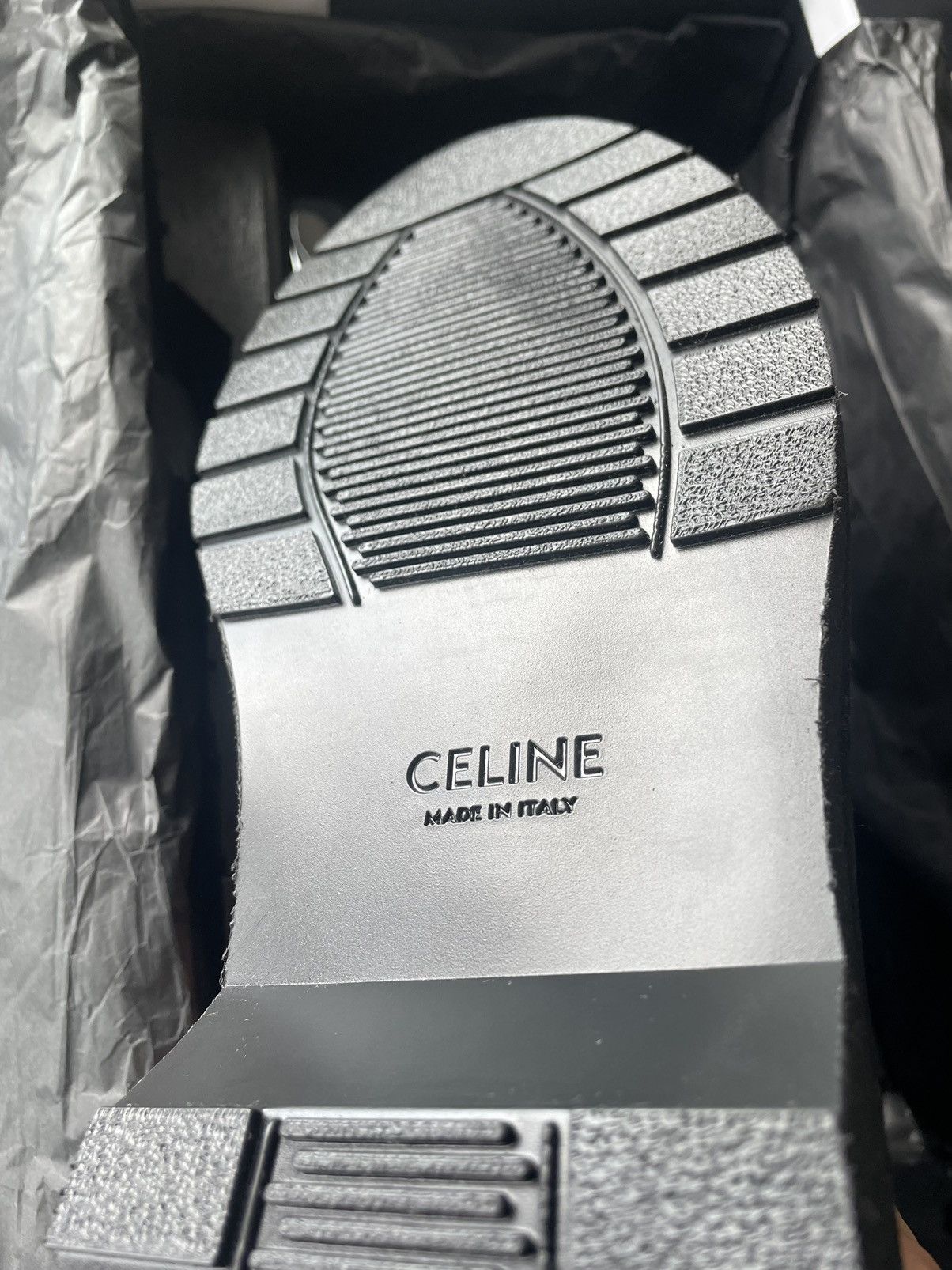 Celine × Hedi Slimane Rare Brand New Hedi Super Runway Creeper Leather Loafer Size US 10.5 / EU 43-44 - 7 Thumbnail
