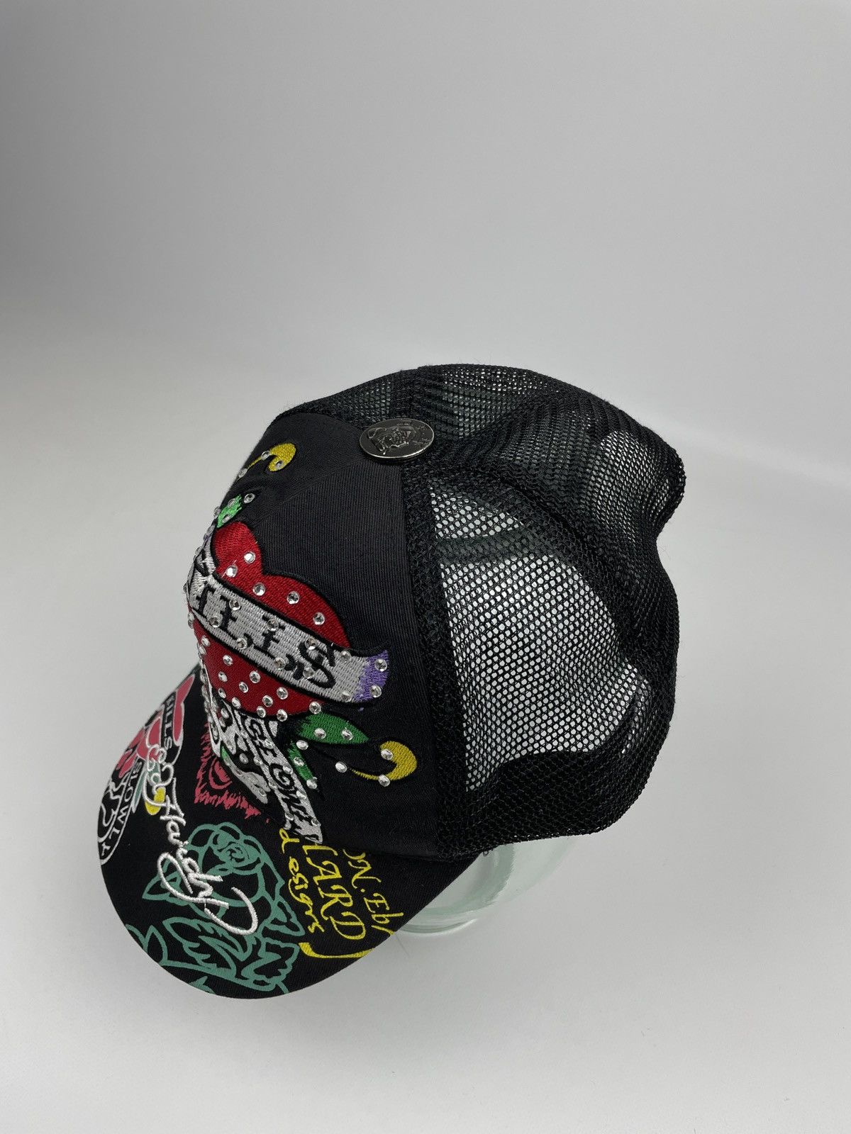 Christian Audigier × Ed Hardy × Vintage Vintage Y2K Ed Hardy by Christian Audigier Cap Size ONE SIZE - 3 Thumbnail