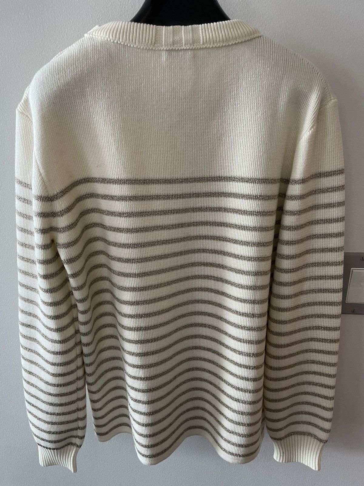 Saint Laurent Paris × Yves Saint Laurent Saint Laurent Brand New Super Runway Lurex Celebrity Sweater Size US L / EU 52-54 / 3 - 10 Thumbnail