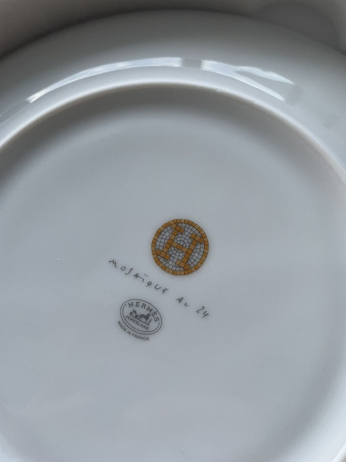 Hermes Brand New Limited H Logo Hermes Mosaique Plate Size ONE SIZE - 8 Thumbnail