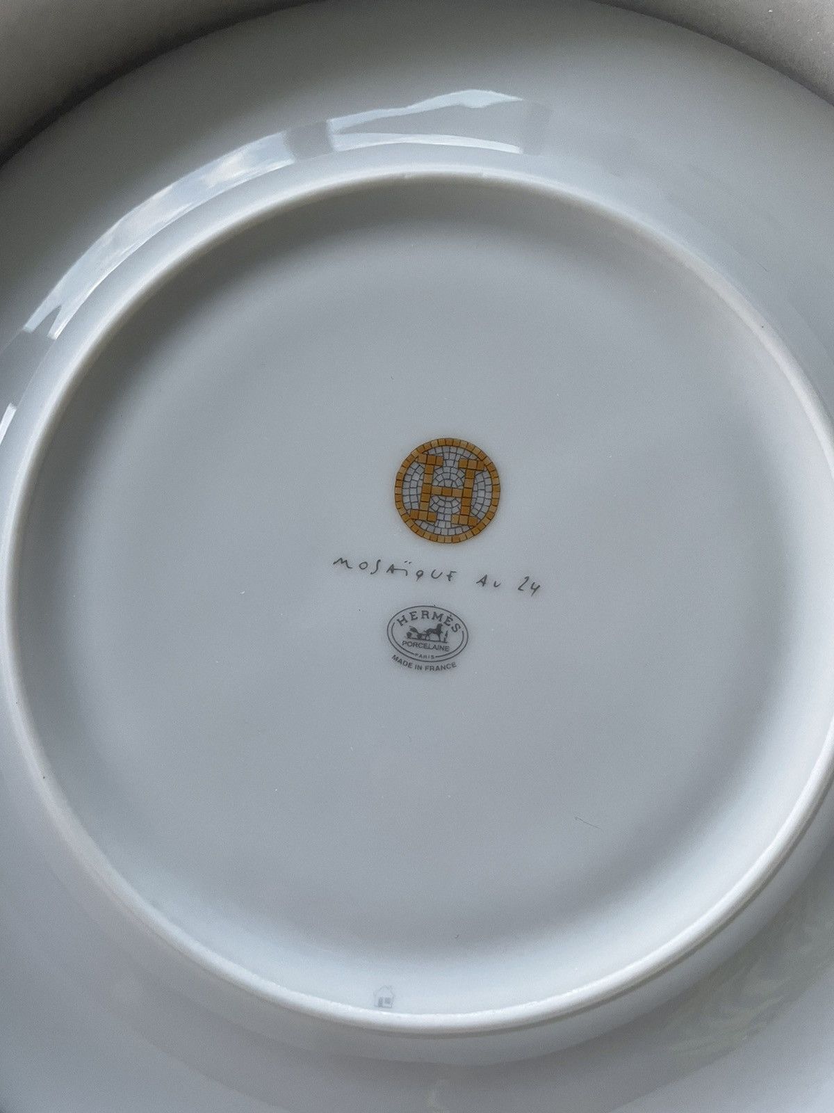 Hermes Brand New Limited H Logo Hermes Mosaique Plate Size ONE SIZE - 6 Thumbnail