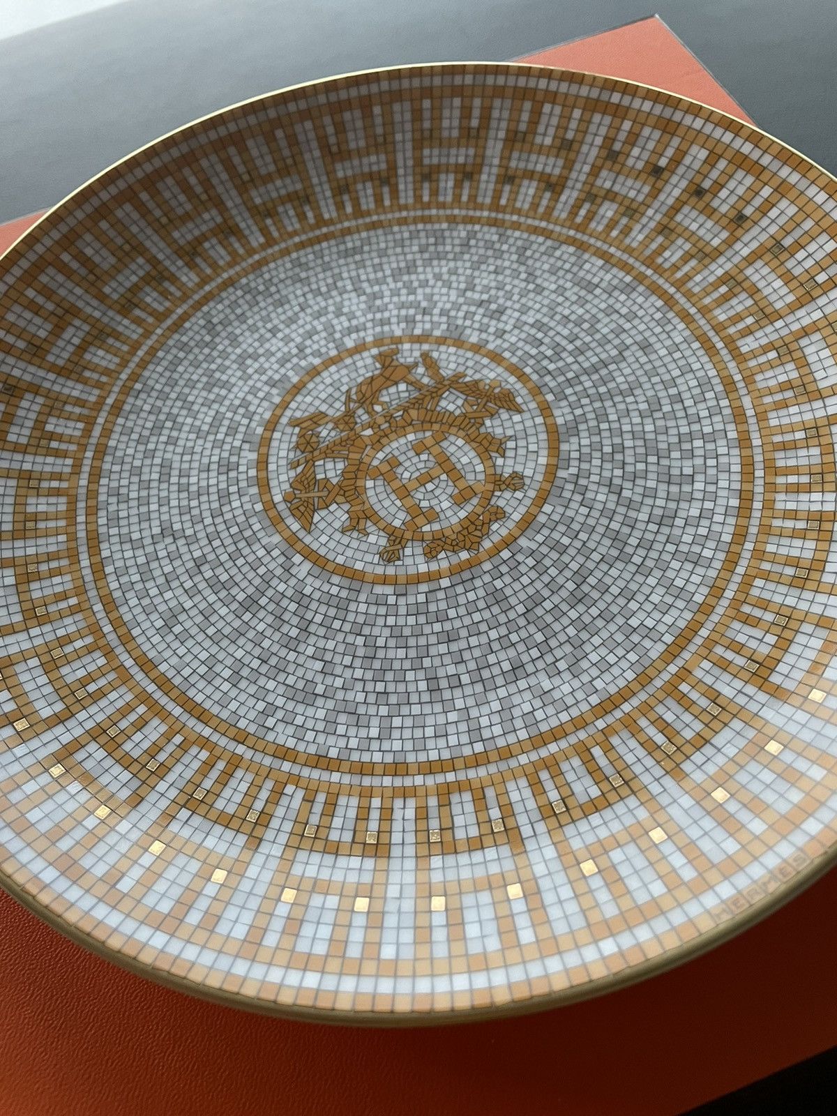 Hermes Brand New Limited H Logo Hermes Mosaique Plate Size ONE SIZE - 13 Thumbnail