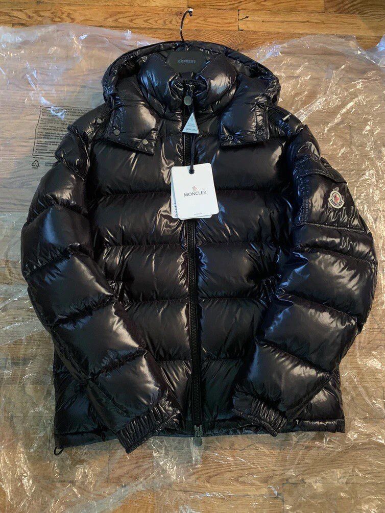 Moncler moncler maya jacket black Grailed