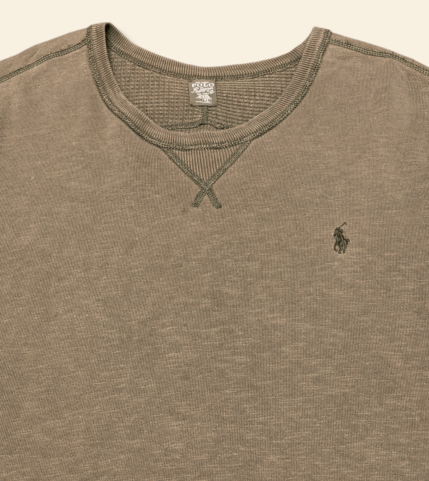 Polo Ralph Lauren × Ralph Lauren × Vintage Vintage Polo Ralph Lauren Earth Tone Sweatshirt Size US XL / EU 56 / 4 - 4 Thumbnail