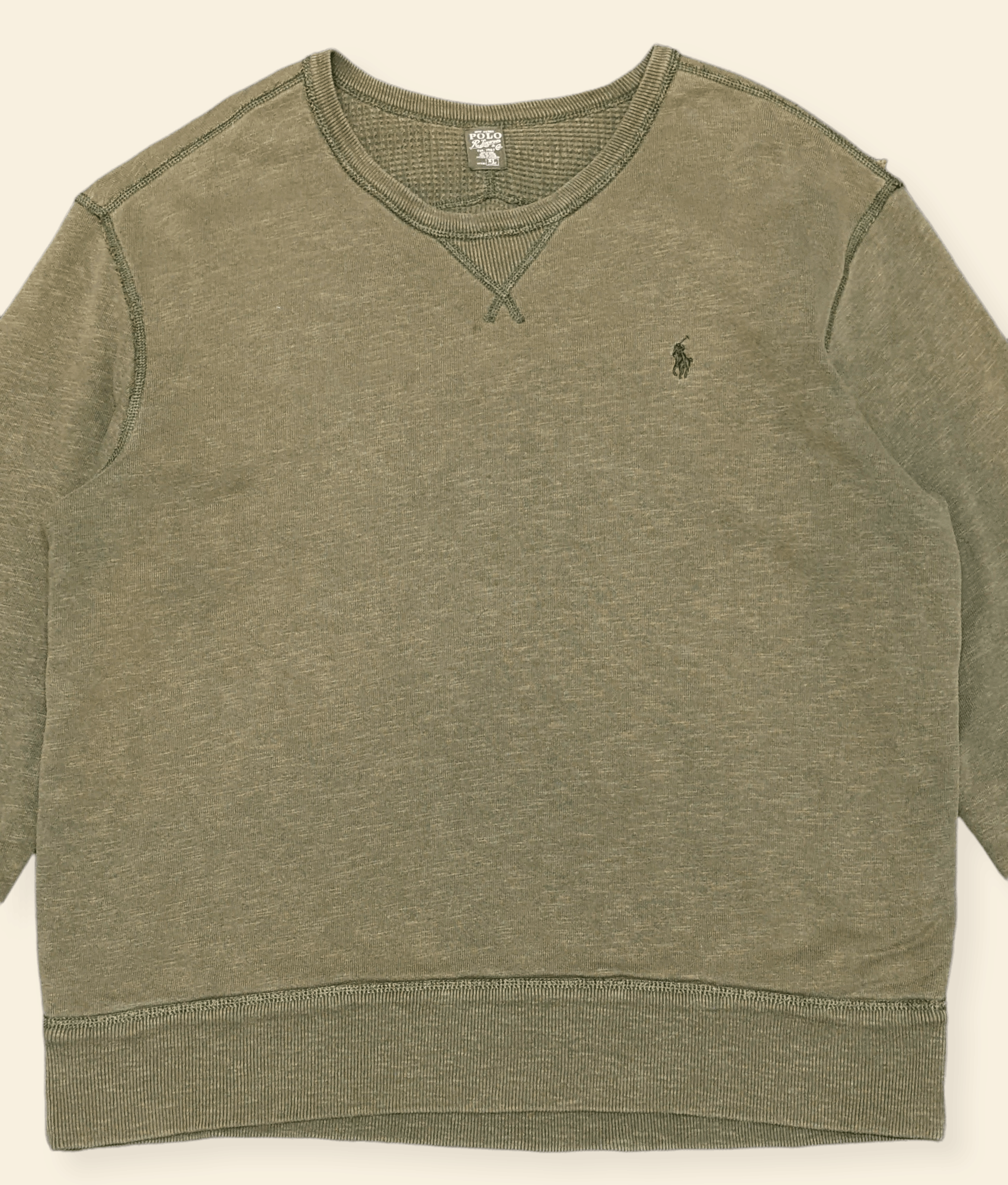 Polo Ralph Lauren × Ralph Lauren × Vintage Vintage Polo Ralph Lauren Earth Tone Sweatshirt Size US XL / EU 56 / 4 - 3 Thumbnail