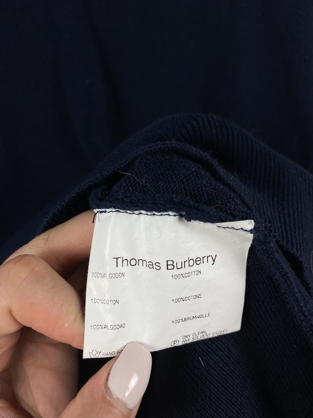 Burberry Thomas Burberry sweaters V-neck luxury size M Size US M / EU 48-50 / 2 - 4 Thumbnail