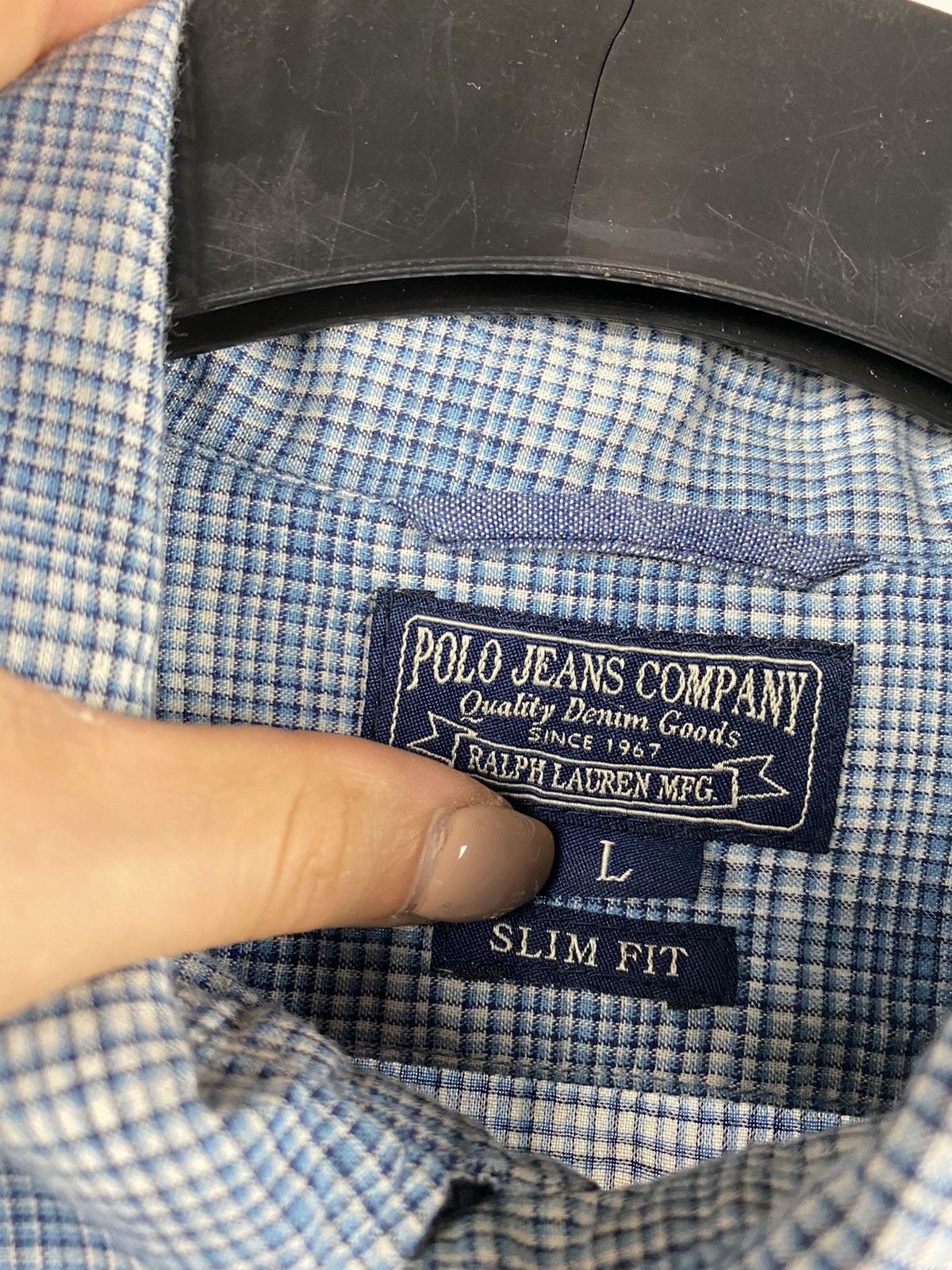 Ralph Lauren Polo Jeans CO shirts long sleeve blue streetwear size L Size US M / EU 48-50 / 2 - 3 Thumbnail