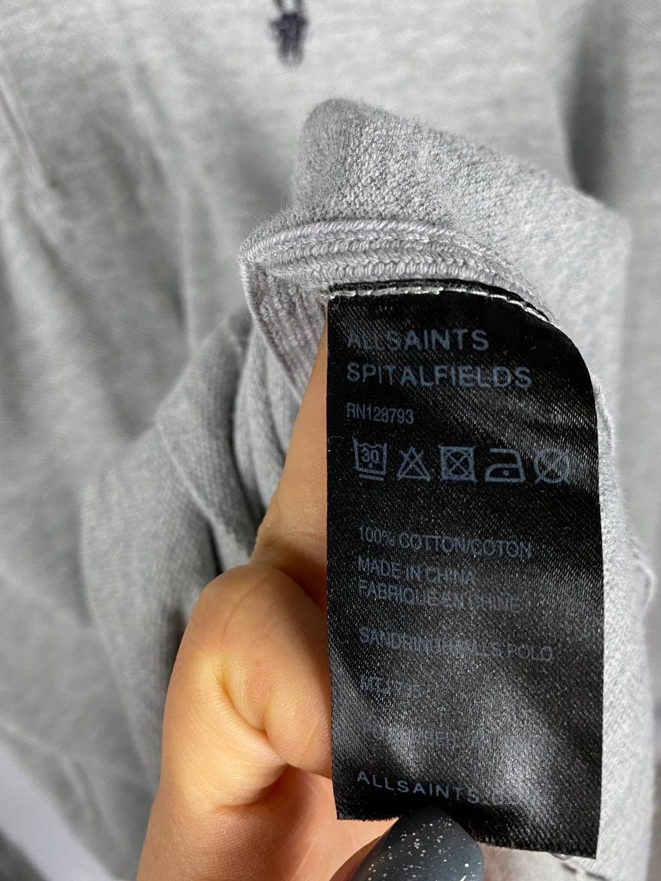 Allsaints Allsaints luxury polo long sleeve streetwear size S Size US S / EU 44-46 / 1 - 5 Thumbnail