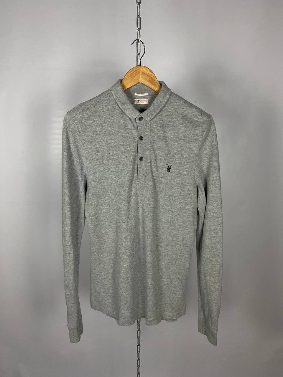 Allsaints Allsaints luxury polo long sleeve streetwear size S Size US S / EU 44-46 / 1 - 1 Thumbnail