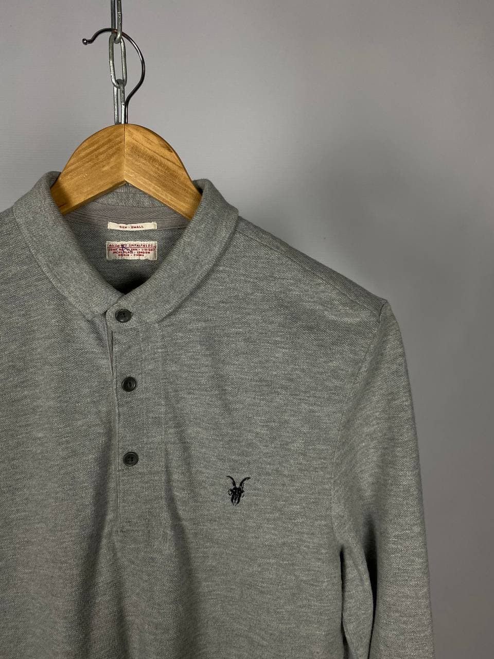Allsaints Allsaints luxury polo long sleeve streetwear size S Size US S / EU 44-46 / 1 - 2 Thumbnail