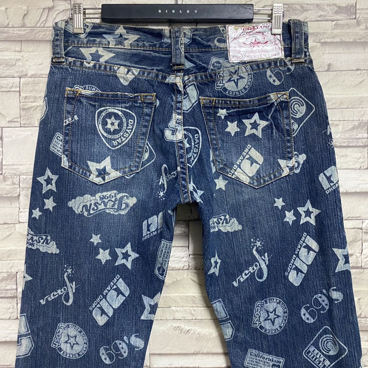 Japanese Brand Japanese Brand CO&LU Printed Denim Jeans Size US 31 - 9 Thumbnail