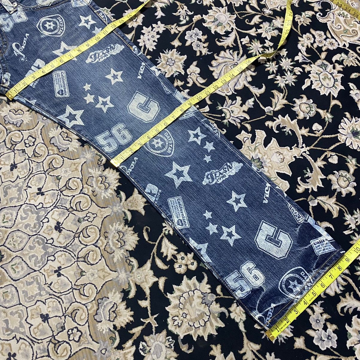 Japanese Brand Japanese Brand CO&LU Printed Denim Jeans Size US 31 - 19 Thumbnail