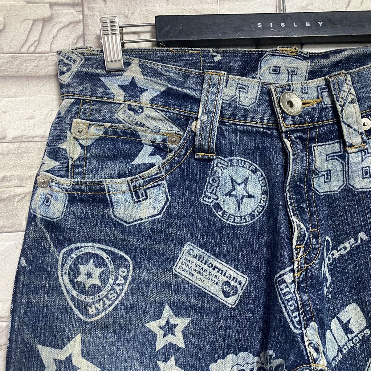 Japanese Brand Japanese Brand CO&LU Printed Denim Jeans Size US 31 - 6 Thumbnail
