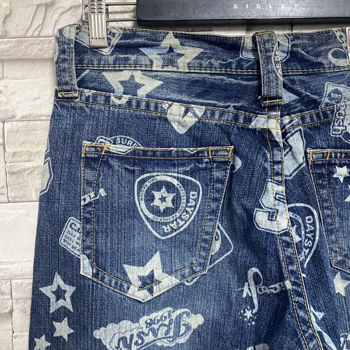 Japanese Brand Japanese Brand CO&LU Printed Denim Jeans Size US 31 - 11 Thumbnail