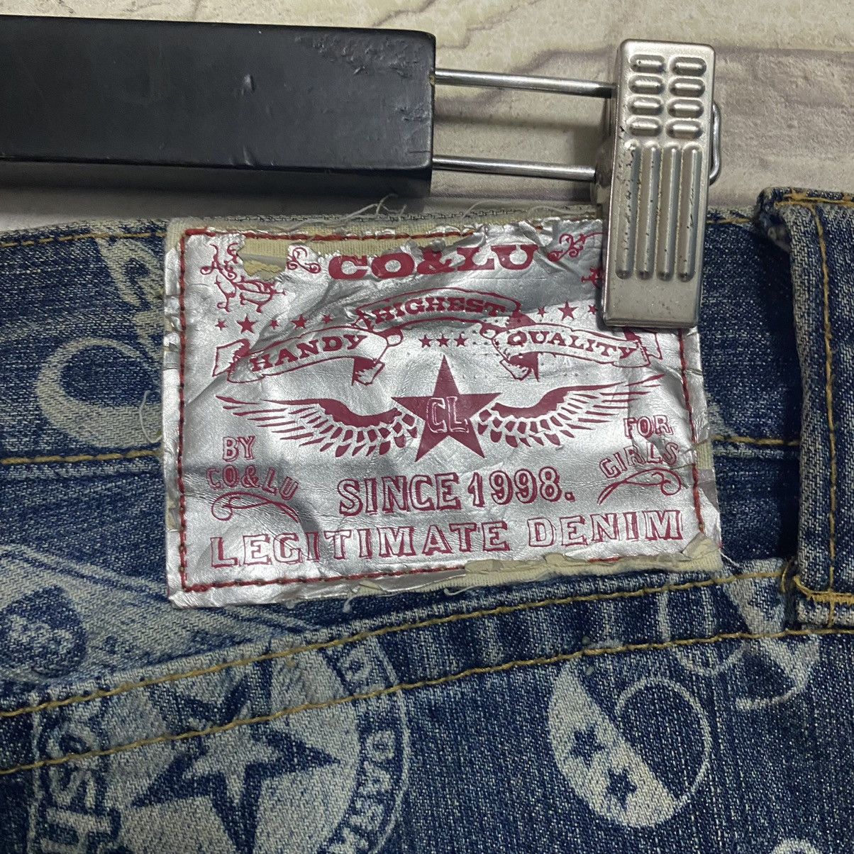 Japanese Brand Japanese Brand CO&LU Printed Denim Jeans Size US 31 - 13 Thumbnail