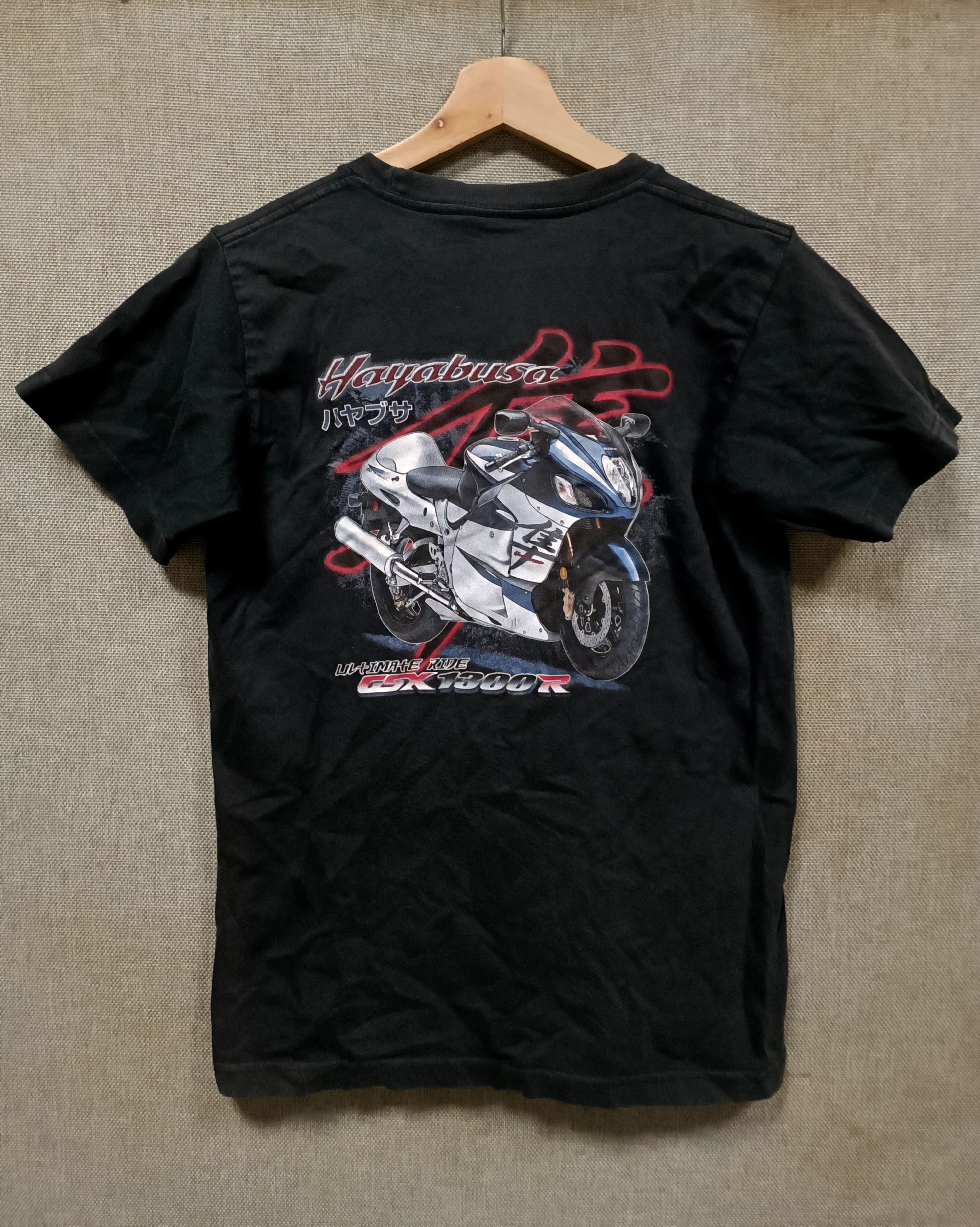 Japanese Brand × Vintage vintage bootleg t shirt Suzuki Hayabusa GSX1300R Size US S / EU 44-46 / 1 - 1 Thumbnail