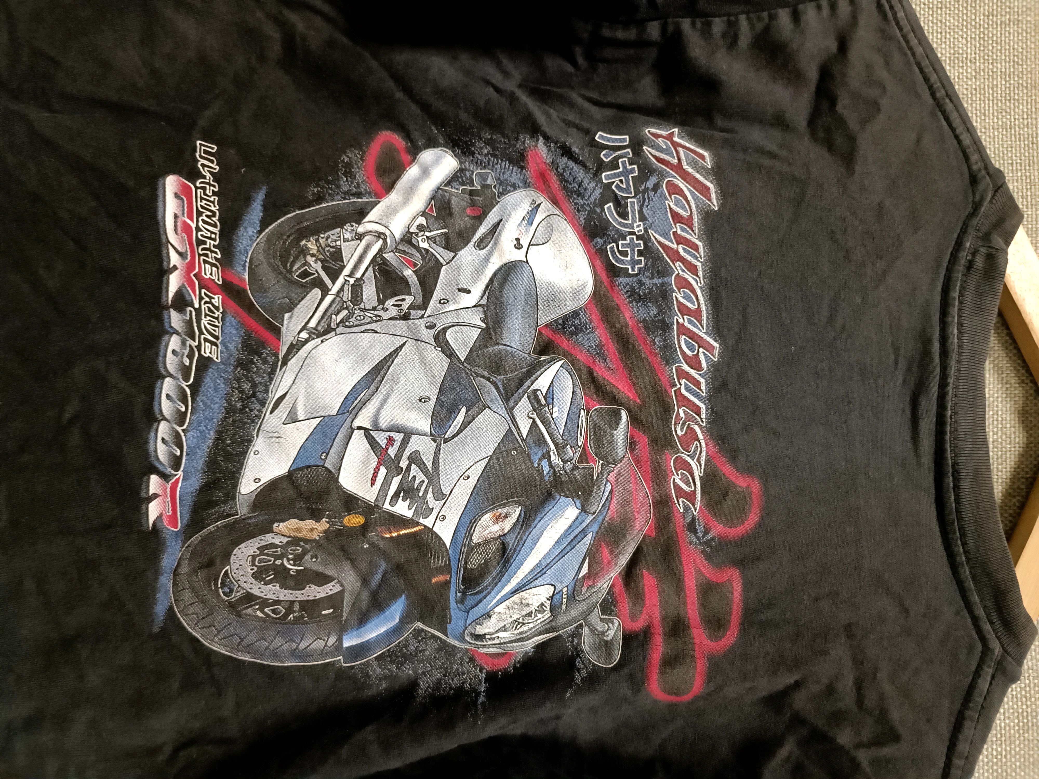 Japanese Brand × Vintage vintage bootleg t shirt Suzuki Hayabusa GSX1300R Size US S / EU 44-46 / 1 - 3 Thumbnail