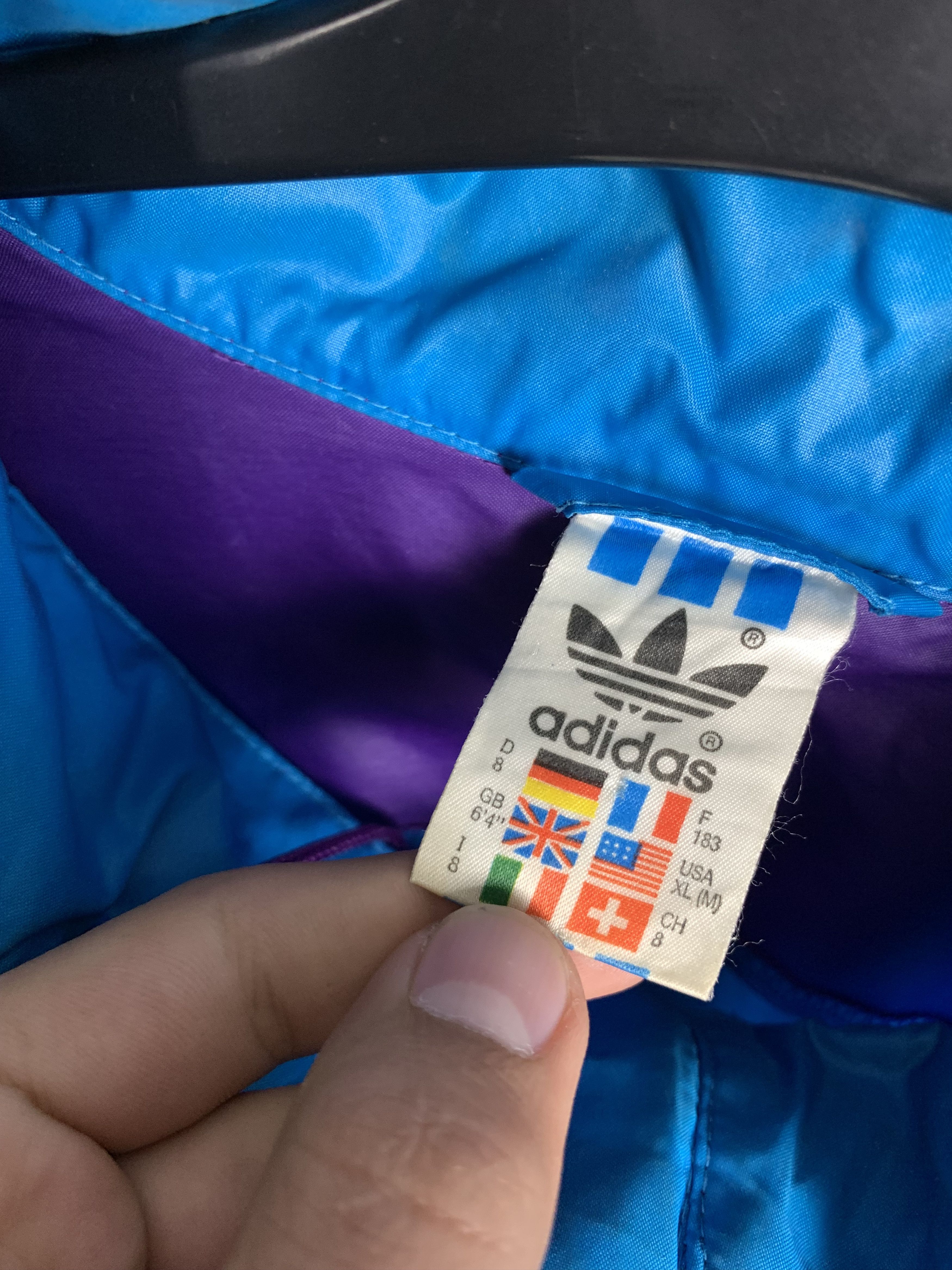 Adidas Adidas 90s Vintage Windbreaker Mens Jacket Size US XL / EU 56 / 4 - 3 Thumbnail