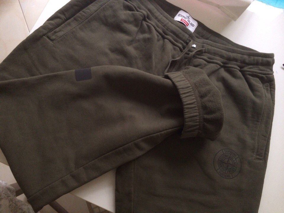 Supreme Stone Island Sweat pants olive M