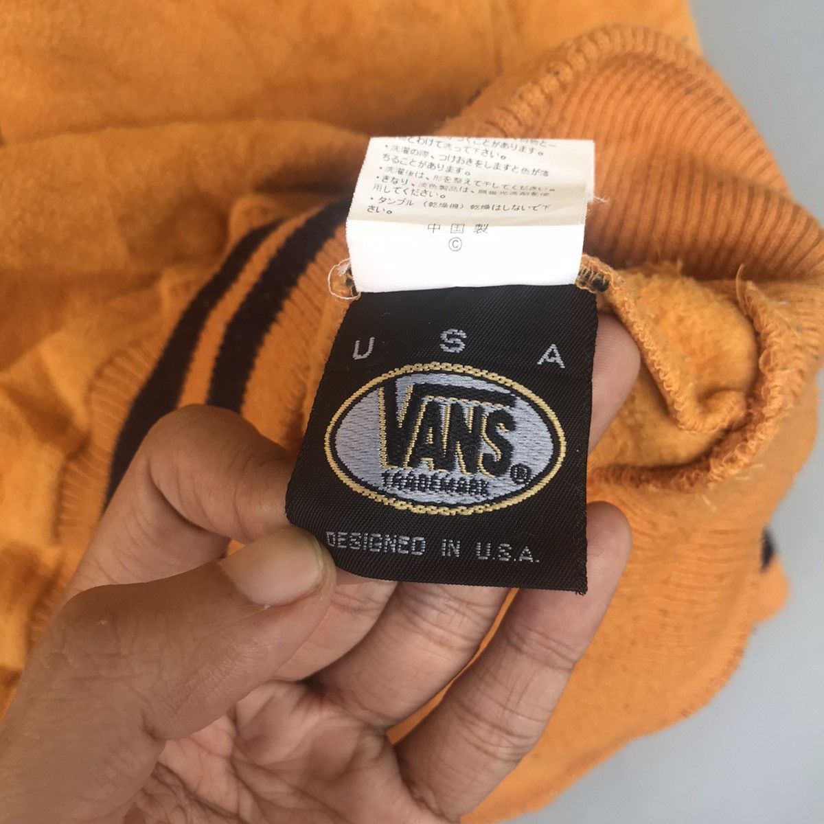Vans × Vintage Vintage Vans fleece big logo spellout Size US M / EU 48-50 / 2 - 5 Thumbnail